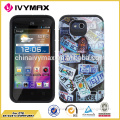 Fancy cell phone cases for ZTE Z812 Z813 water transfer phone case